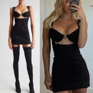 Dion Lee Zip Underwire Mini Dress